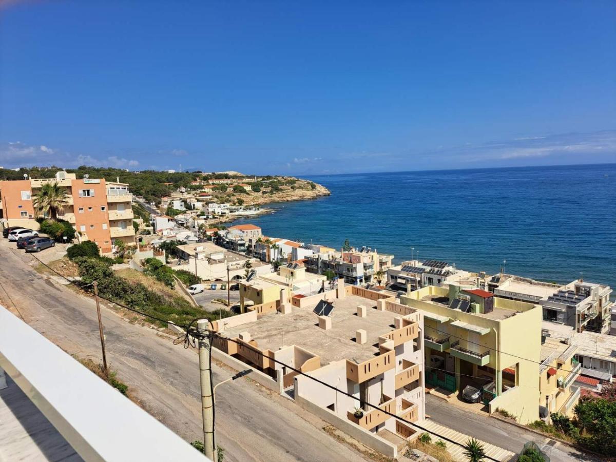 Seaview Flora'S Luxury Apartment-300Meters From The Beach Rethymno Esterno foto