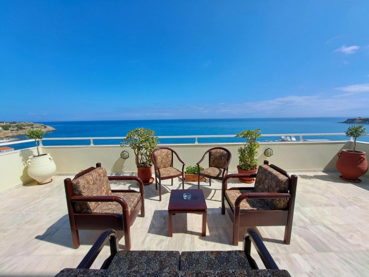 Seaview Flora'S Luxury Apartment-300Meters From The Beach Rethymno Esterno foto