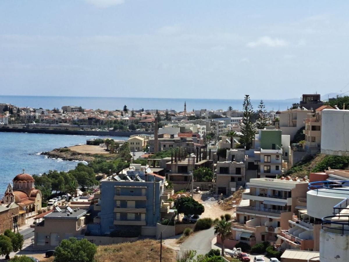 Seaview Flora'S Luxury Apartment-300Meters From The Beach Rethymno Esterno foto
